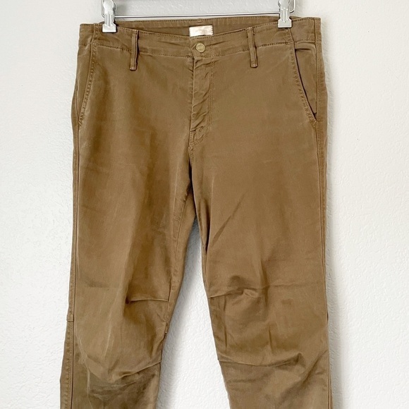 MOTHER Misfit Crop Moss Zipper Pants 27 - Picture 2 of 12